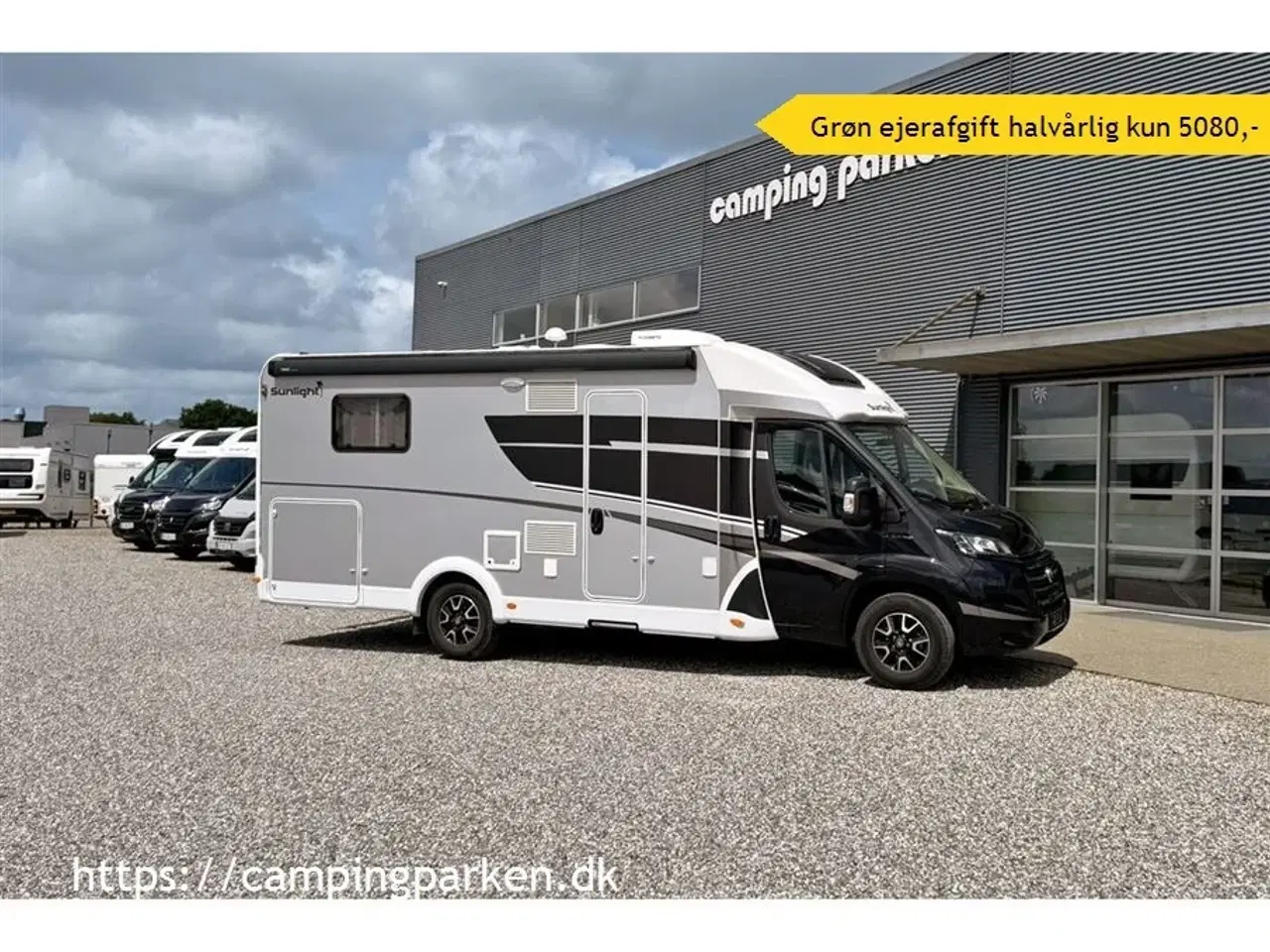 Billede 1 - 2020 - SunLight T 69 L "XV" - Jubilæum. Aut. gear   Sunlight jubilæumsmodel XV med automatgear, aircondition i bodelen, cykelstativ, kørt 18.600 km