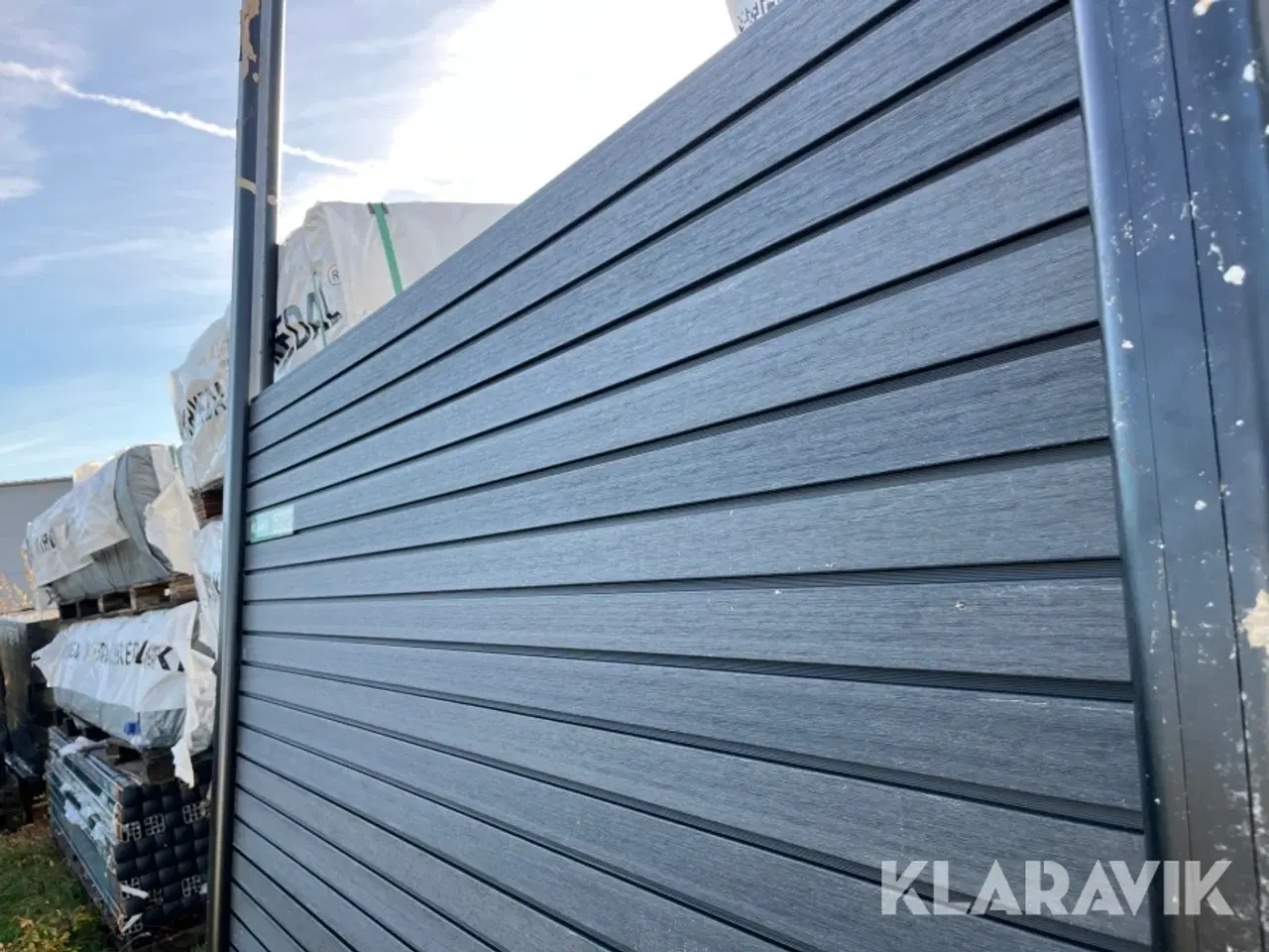 Billede 7 - Komposit hegn Kirkedal Grå/sort 10 fag