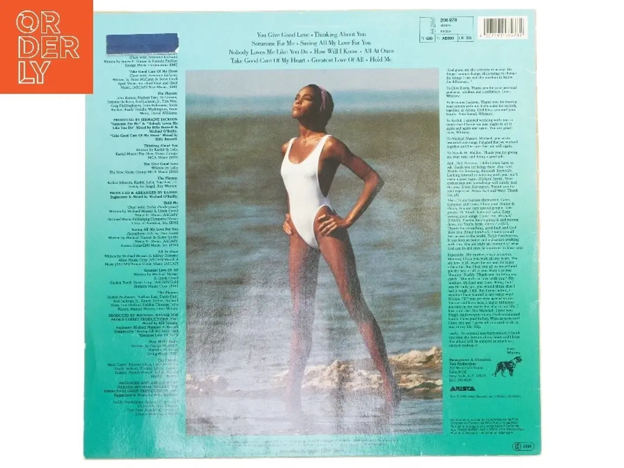 Billede 2 - Whitney Houston album vinyl