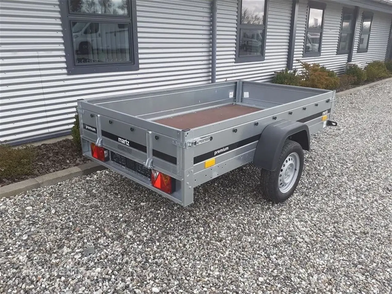 Billede 3 - 0 - Martz Premium 230   Fritids trailer EKSTRA KRAFTIG størrelse. 230x125 cm 40 cm høje sider.