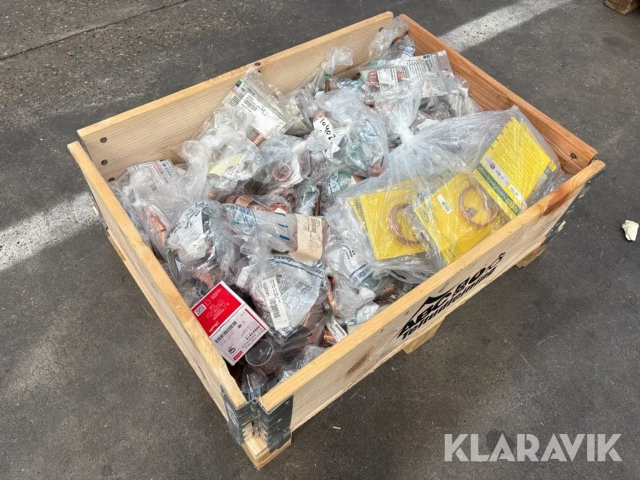 Billede 3 - Blandet lot kobberfittings