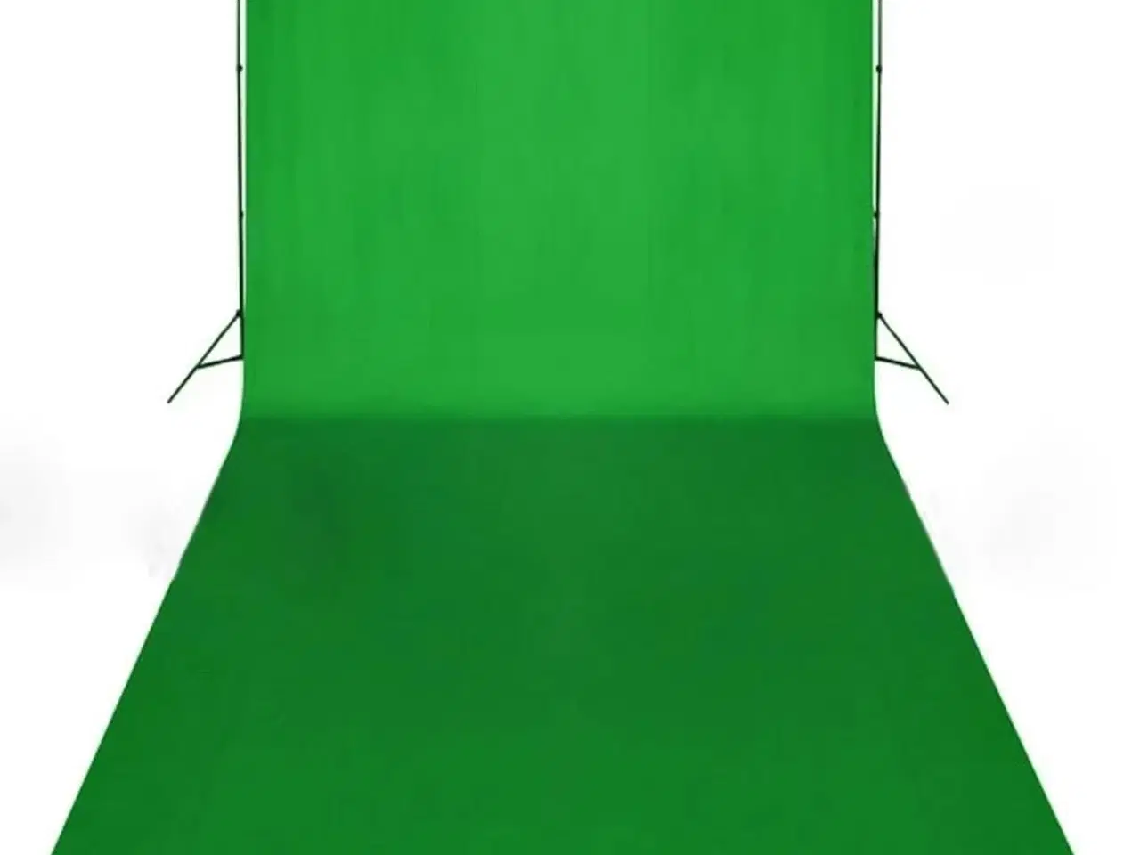Billede 4 - Fotobaggrund i bomuld grøn 600 x 300 cm chroma key