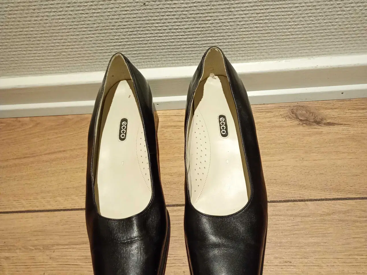 Billede 3 - Fine damesko, Ecco, skind, sort, str. 41.