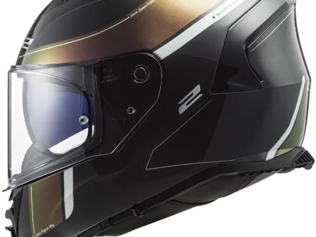 Billede 4 - LS2 STORM VELVET BLACK RAINBOW