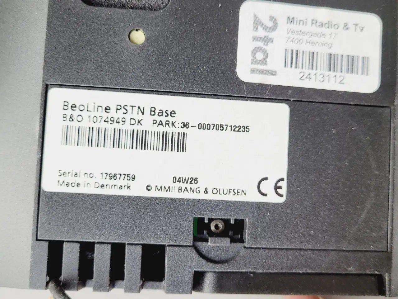 Billede 5 - ⭐️· B&O BeoCom 6000 Trådløs Telefon – Komplet Sæt
