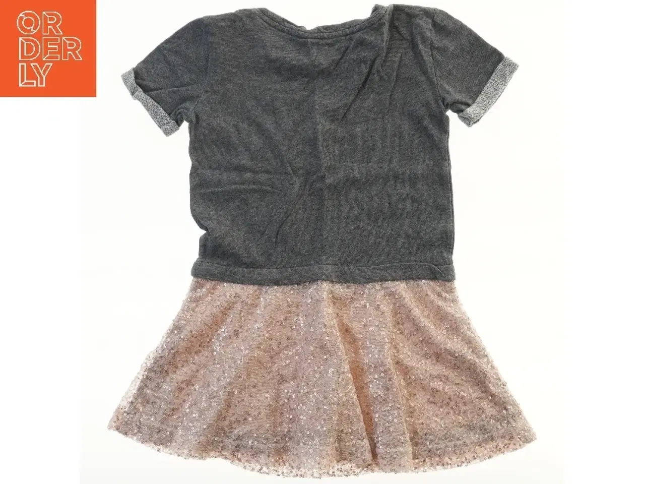 Billede 2 - Grå og lyserød kjole fra Gap (str. 116)