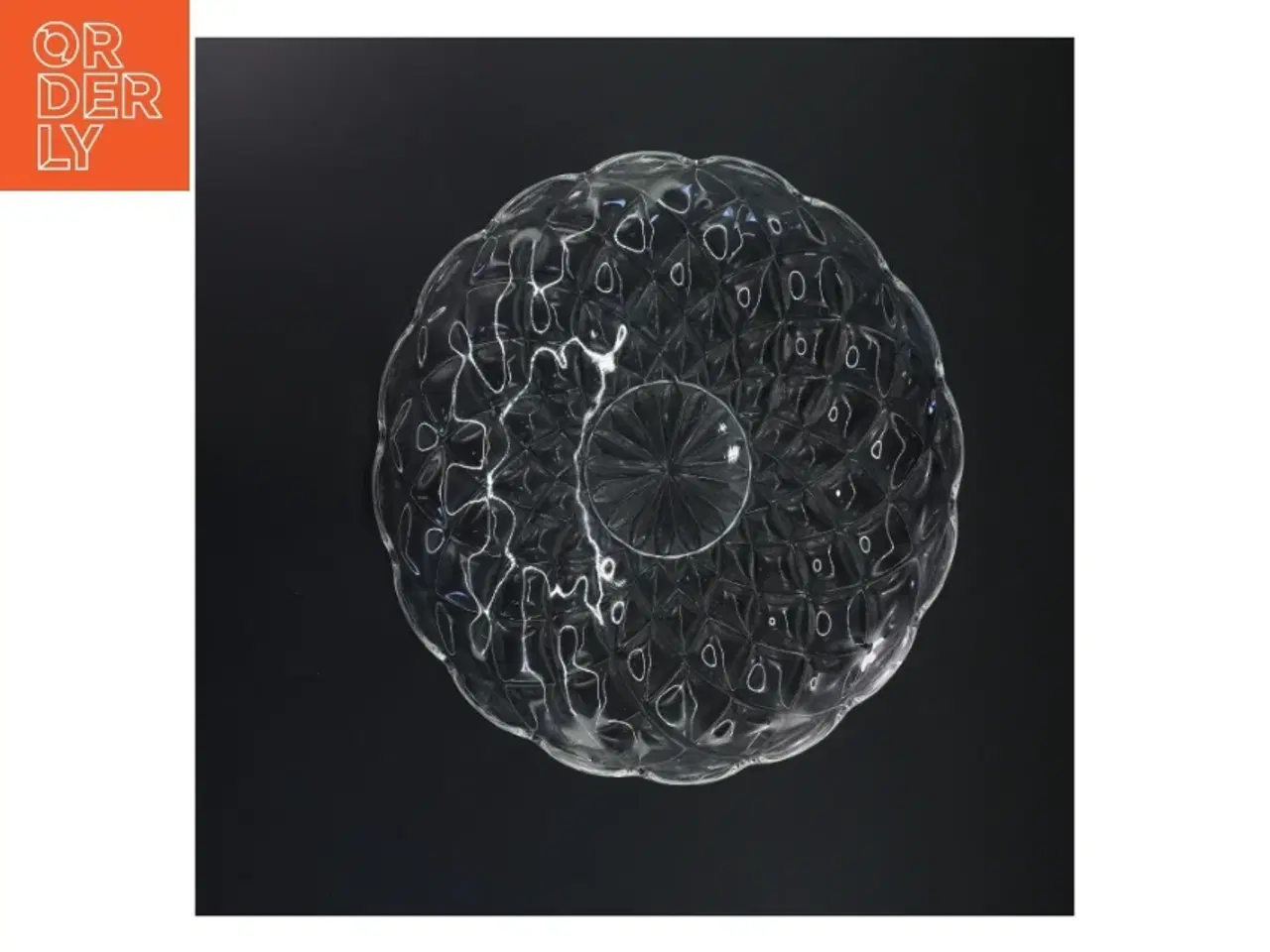 Billede 1 - Rundt glasfad Ø 29 cm (str. Ø 29 cm)