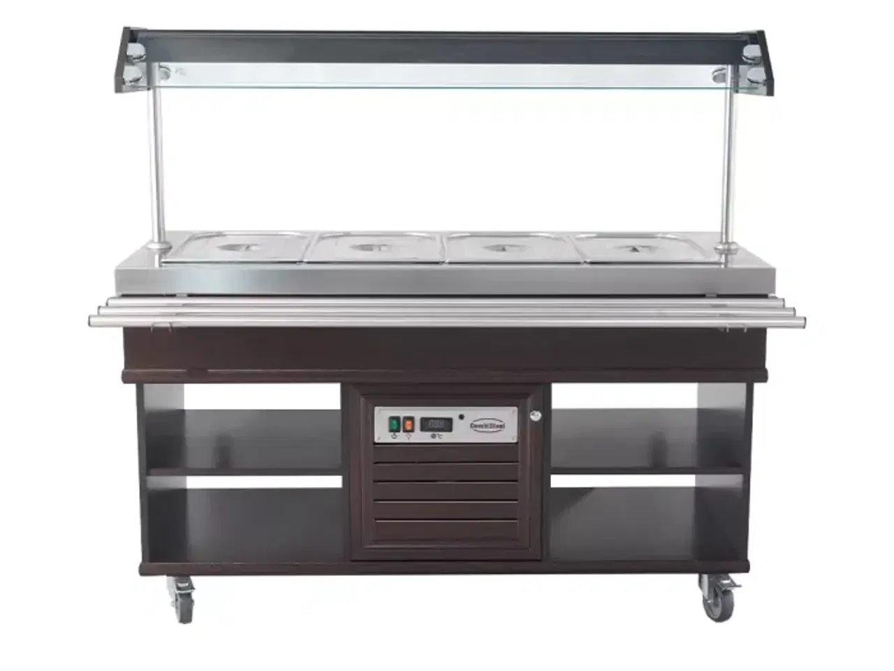 Billede 7 -  Kølebuffet GN 4/1 Mahogni – Statisk Køl & LED