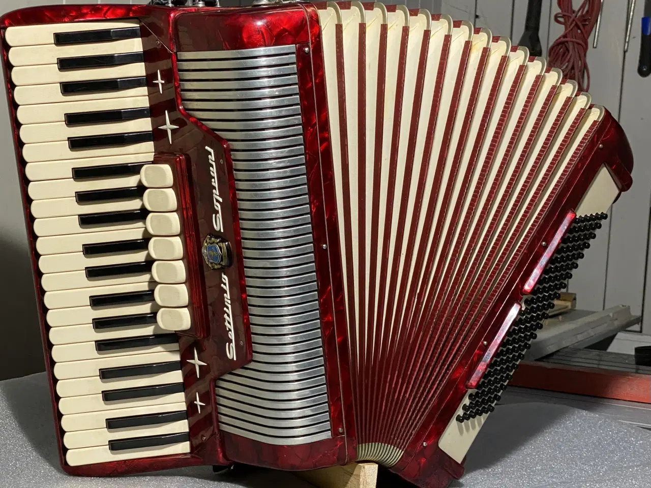 Billede 9 - Settimio Soprani 120 bas – vintage harmonika