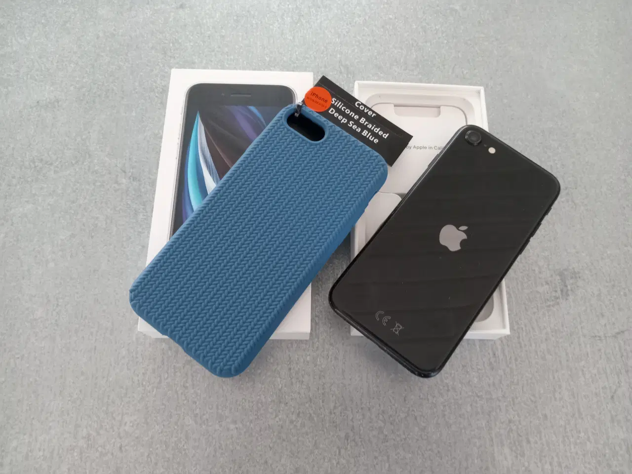 Billede 1 - Flot iPhone SE 2 med godt batteri og nyt cover