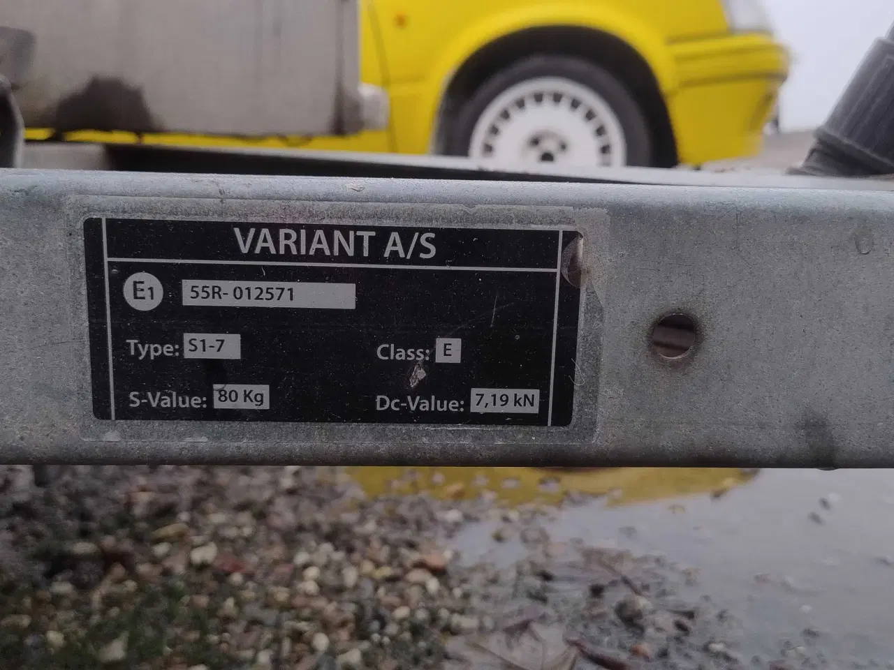 Billede 3 - Trailer uden bremser - 750 kg. - med tip