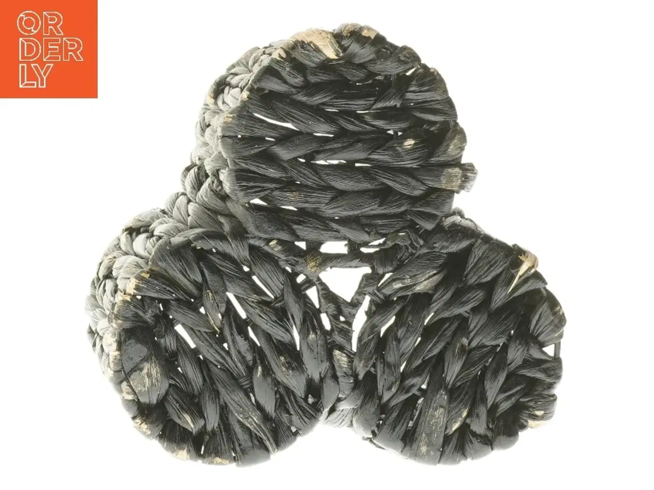 Billede 2 - Væghængt fletkurv (str. 13x18x20 cm)