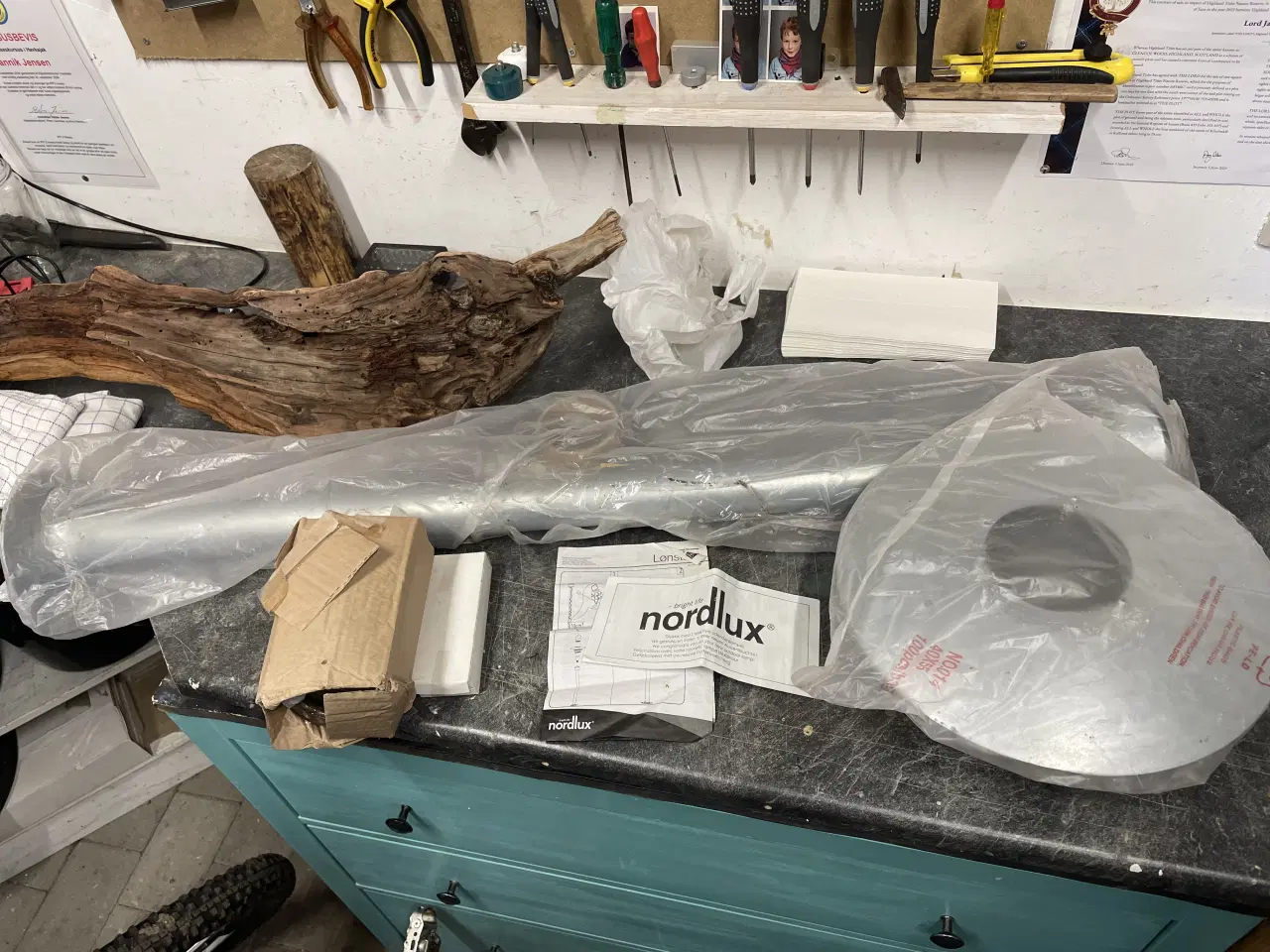 Billede 1 - Nordlux Ry havelampe galvaniseret 