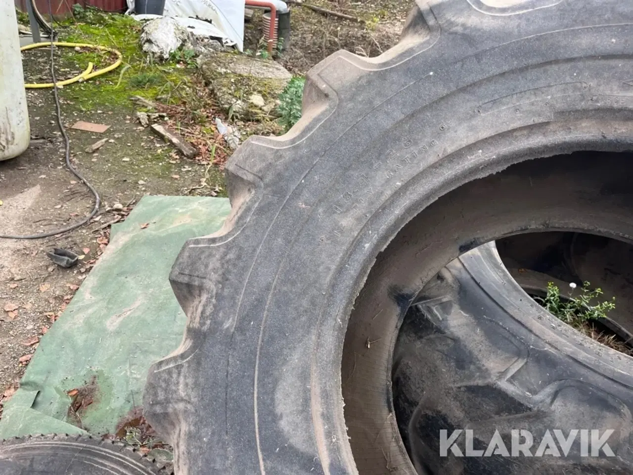 Billede 4 - Dæk Goodyear Super grip til rendegraver 2 styk