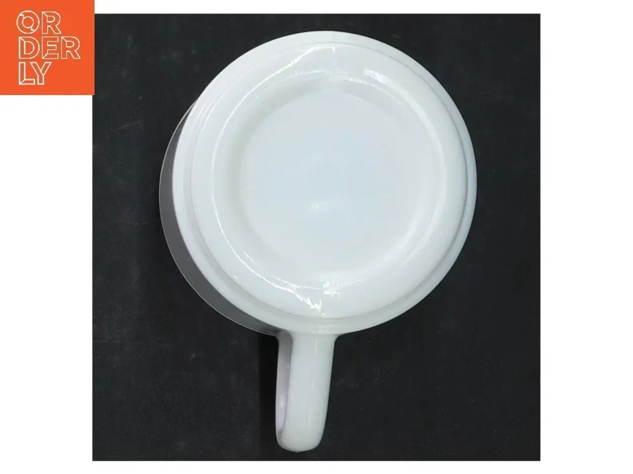 Billede 2 - Hvid kaffekop (str. H 9 cm. ø 8 cm)