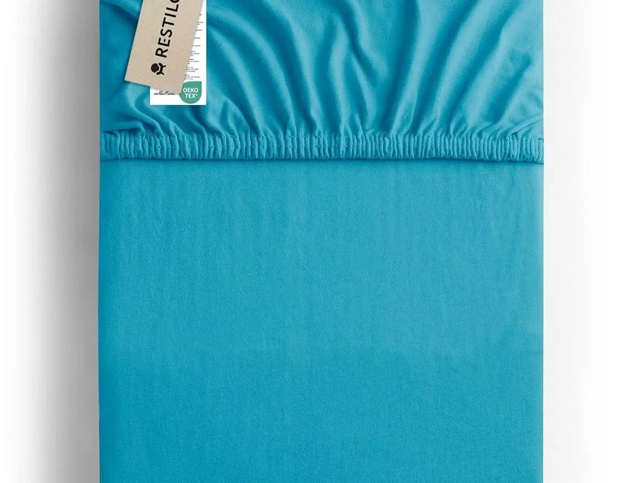 Billede 2 - Stræklagen jersey 220–240x220 blå – DecoKing Amber