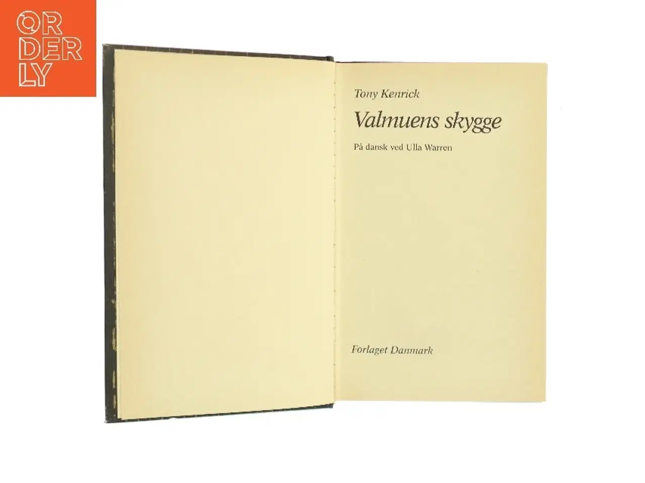 Billede 1 - Antik bog og fin ryg. Valmuens skygge af Tony Kenrick (Bog)