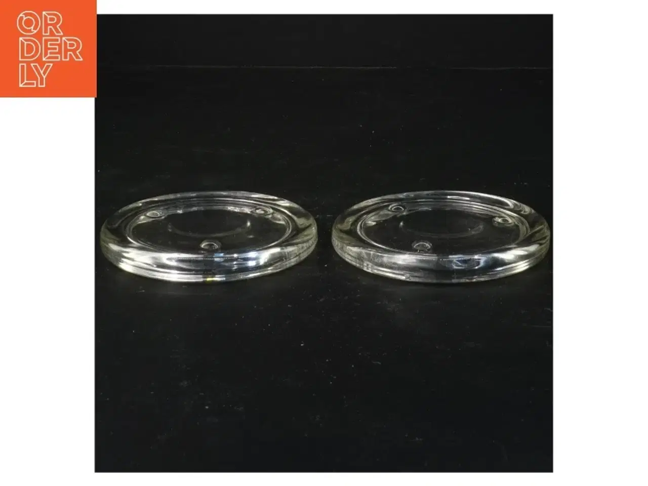 Billede 1 - Glas coasters (str. Ø 10,5 cm)