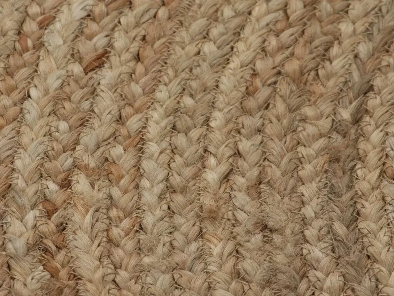 Billede 2 - Gulvtæppe flettet jute 150 cm rund