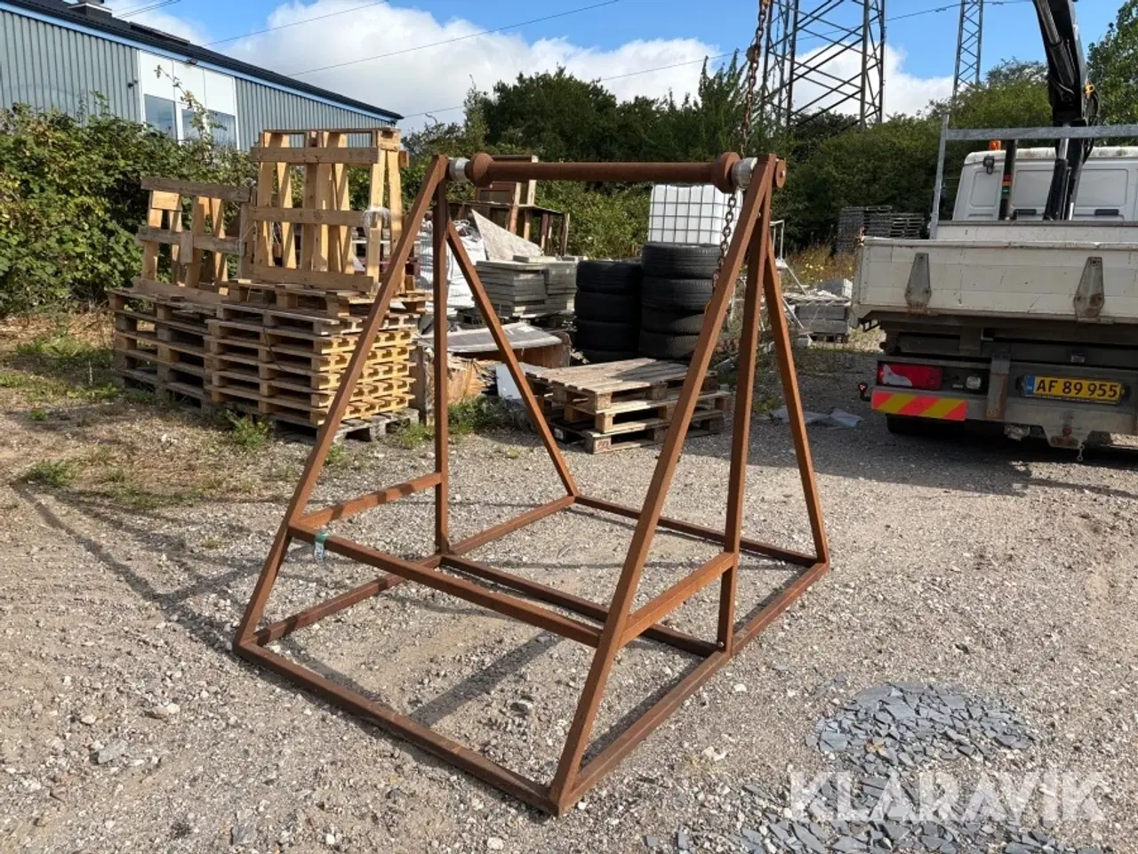 Billede 1 - Kabel rullestativ til trailer