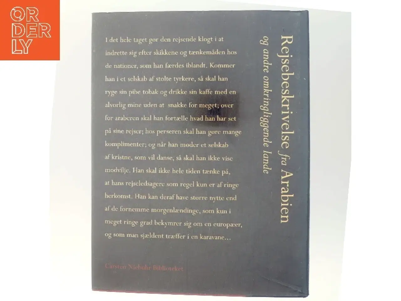 Billede 3 - Rejsebeskrivelse fra Arabien og andre omkringliggende lande af Carsten Niebuhr (Bog)