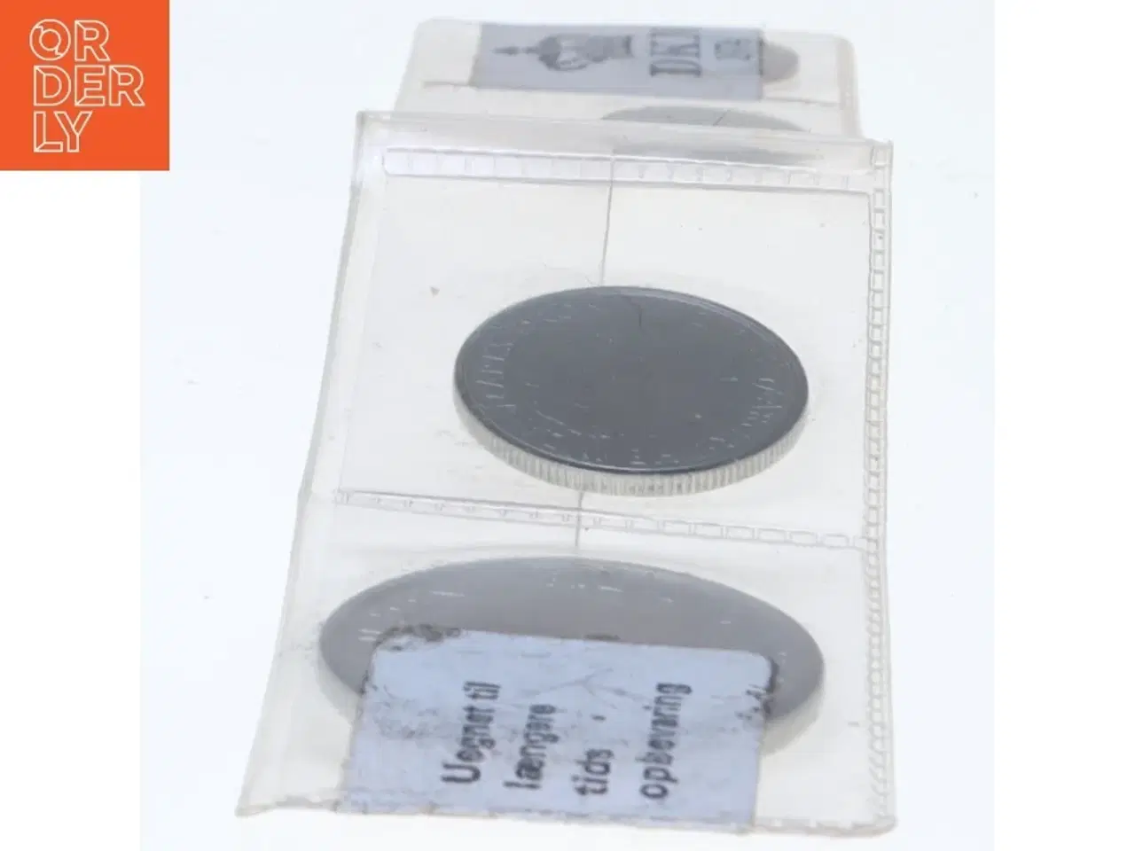 Billede 1 - Danske mønter i plastiklommer (str. 20 cm)