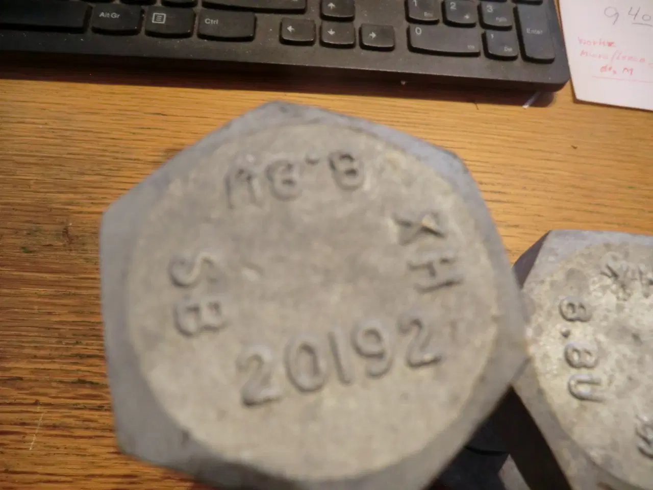 Billede 3 - M36 bolter kv.8.8 varm-galvaniseret(FZV)-CE