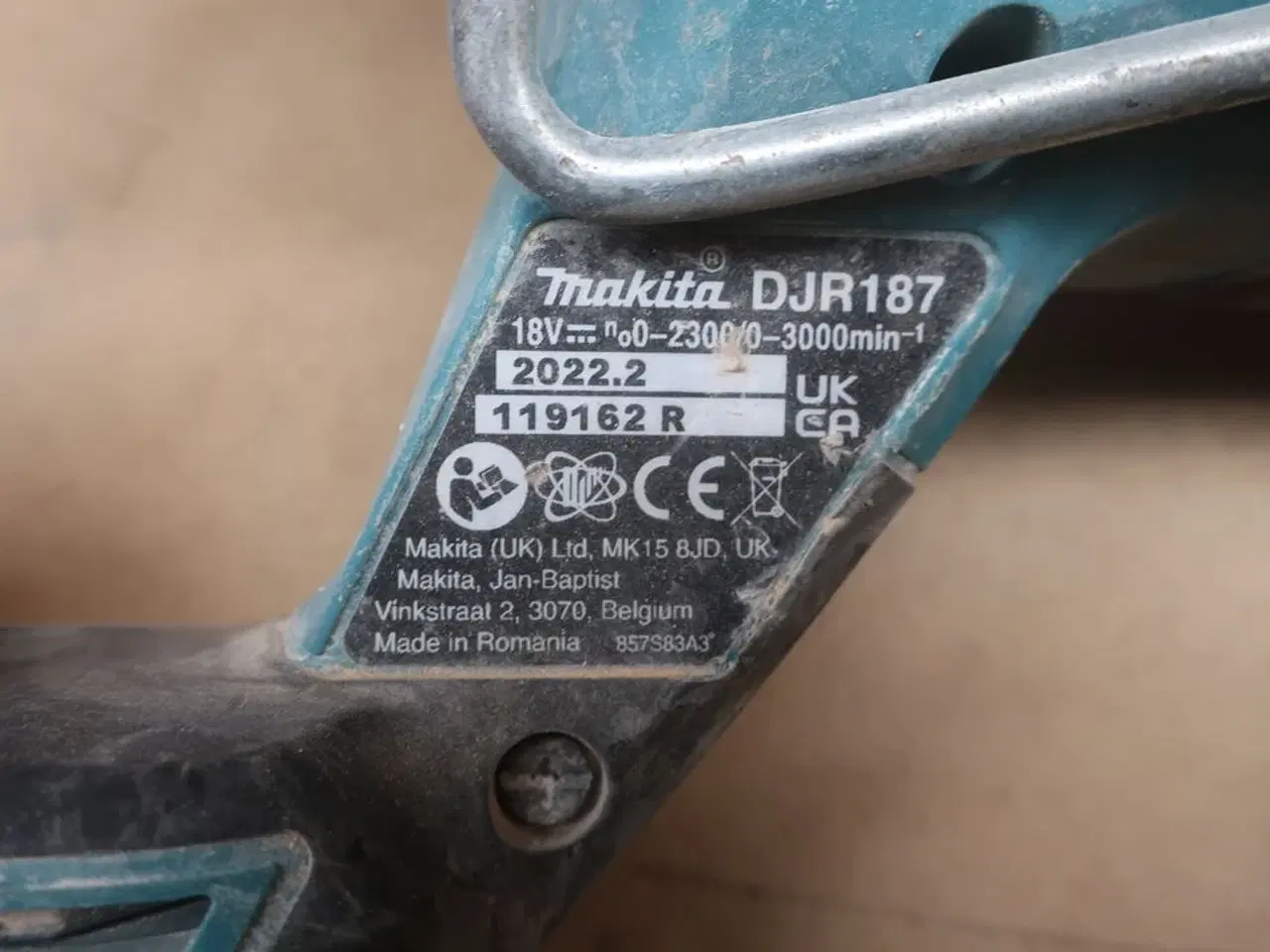 Billede 3 - Stiksav, Bajonetsav, sømpistol mv. MAKITA Model: DFR550, DJR 187, DOG 180, DJV 181, DC18RC