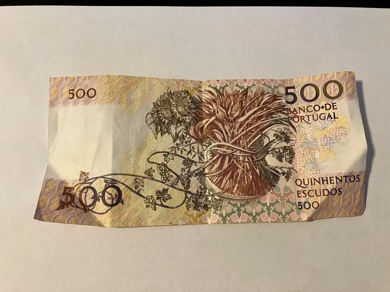 Billede 2 - 500 Escudos Portugal - Dårlig stand