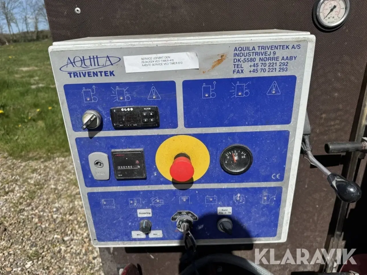 Billede 9 - Højtryksanlæg Aquila Triventek SD 352 PAT til Fliserens