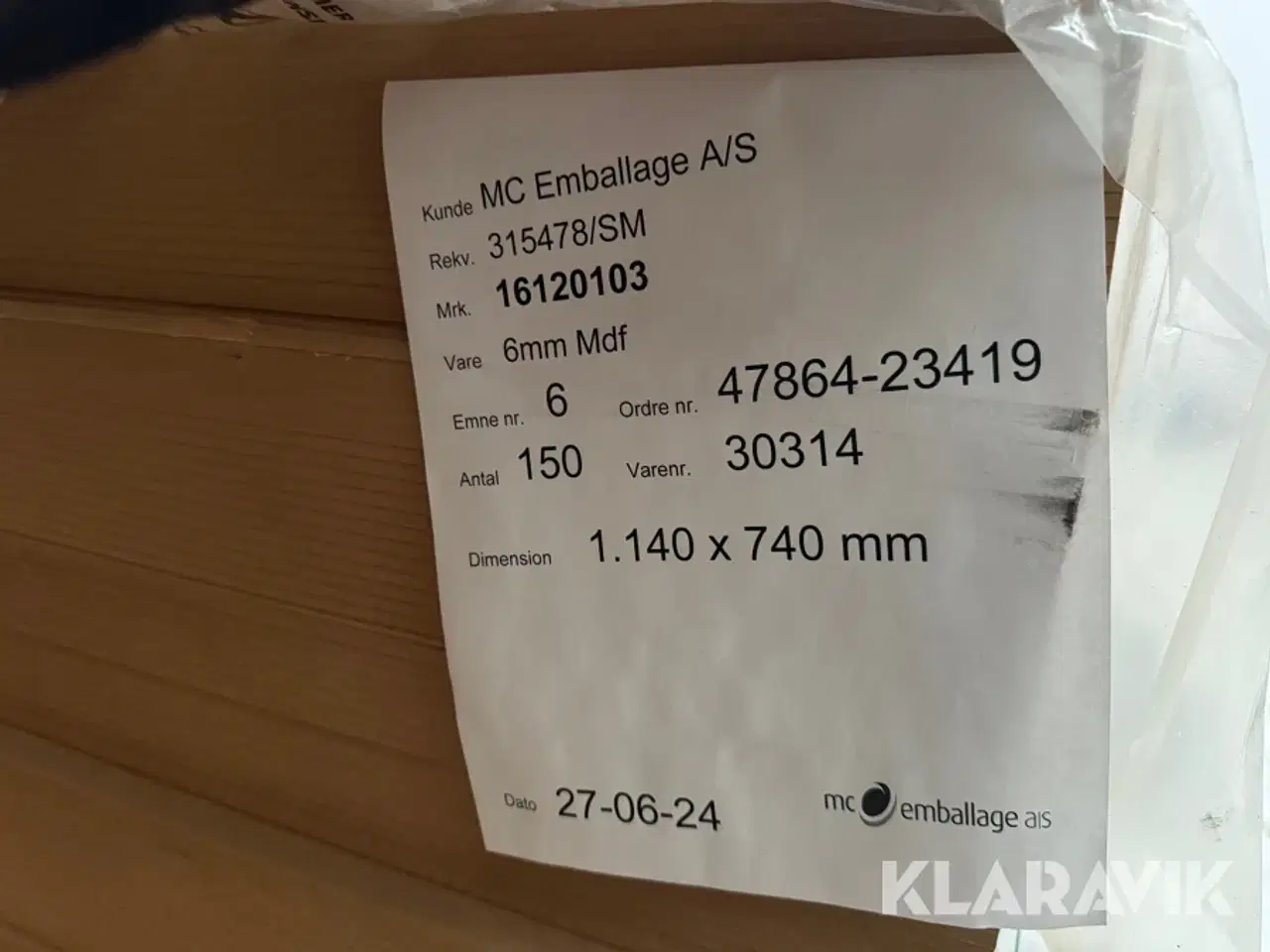 Billede 7 - MDF Plader 2 paller i alt