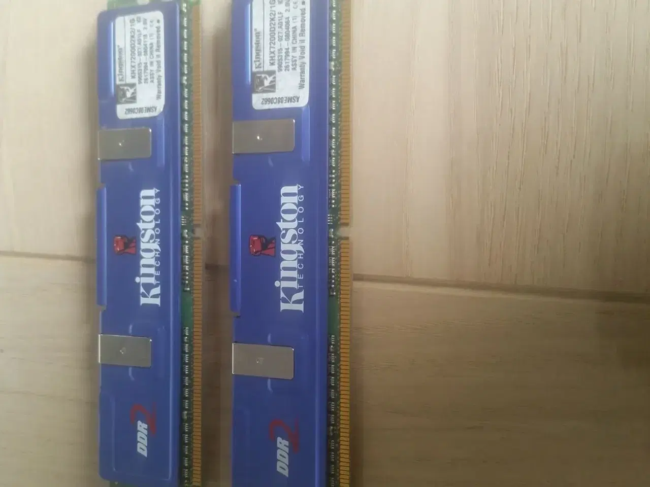 Billede 1 - 2x1gb Kingston ram DDR2 