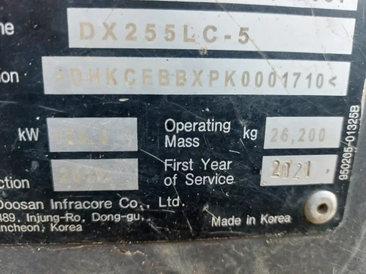 Billede 18 - Doosan DX255LC-7 5838 timer