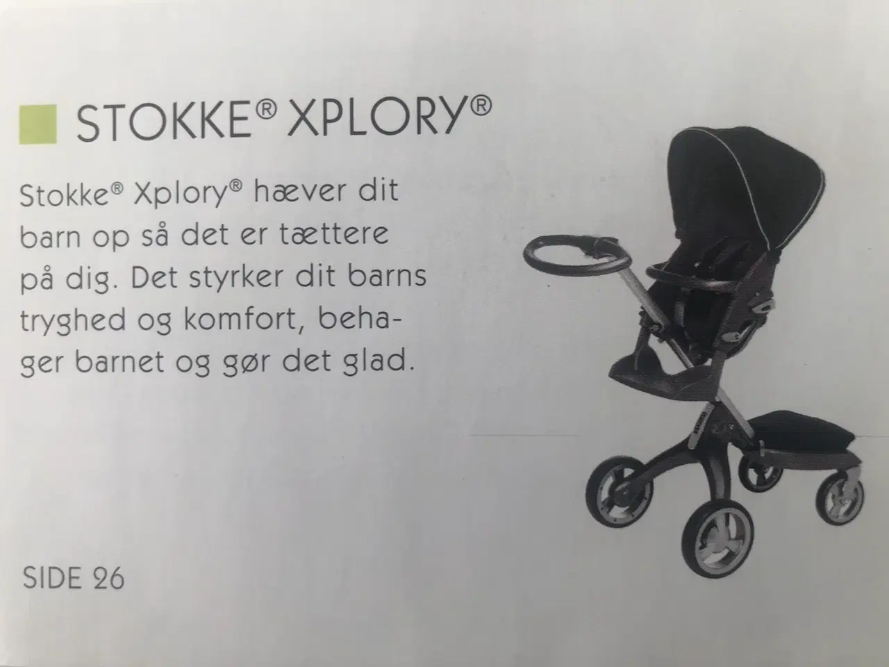 Billede 12 - Stokke Xplory Barnevogn/Klapvogn.Sort.