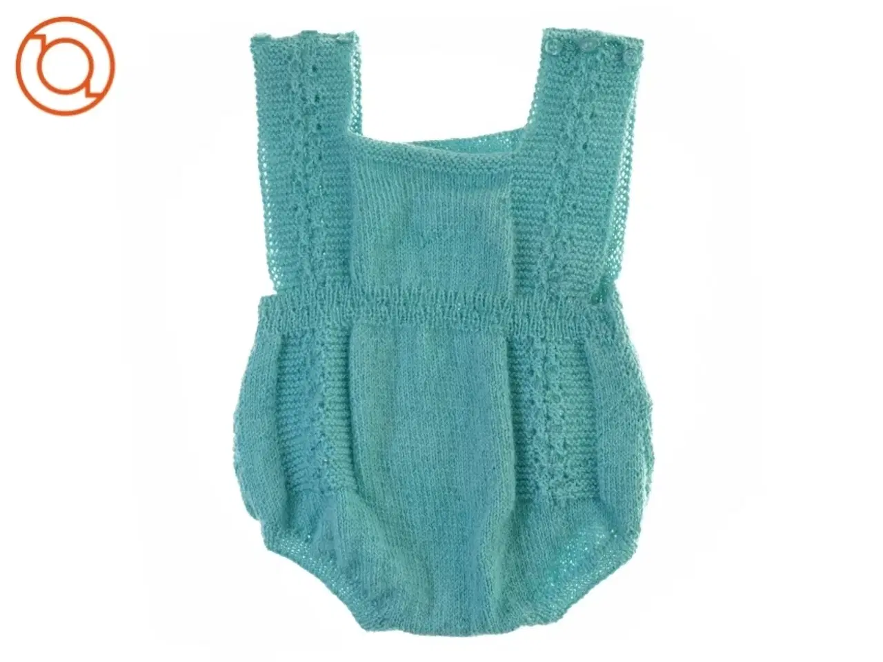 Billede 1 - Håndstrikket babydragt (ca. str. 74)
