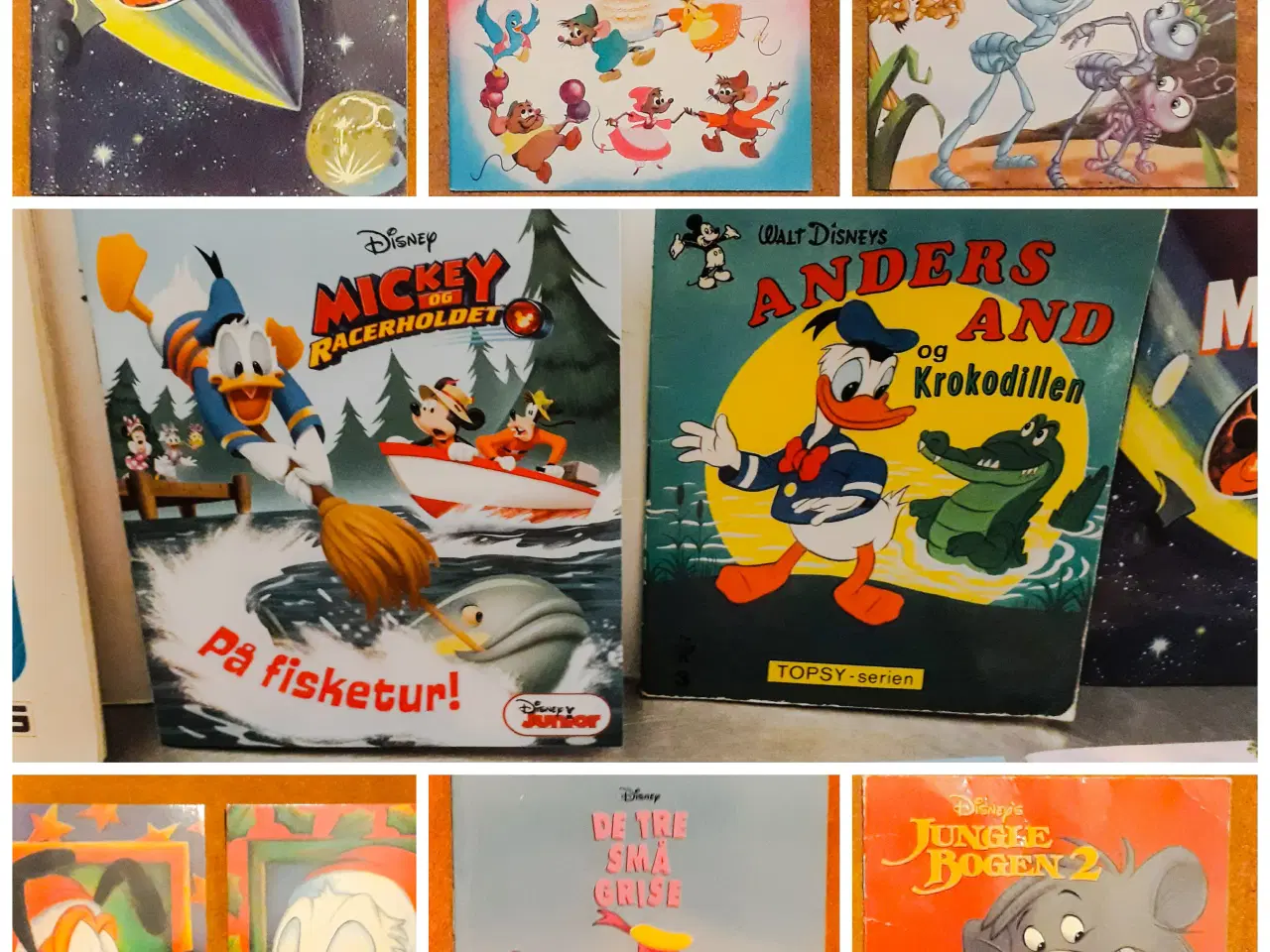 Billede 1 - 9 Disney Bøger, 2 Julekort