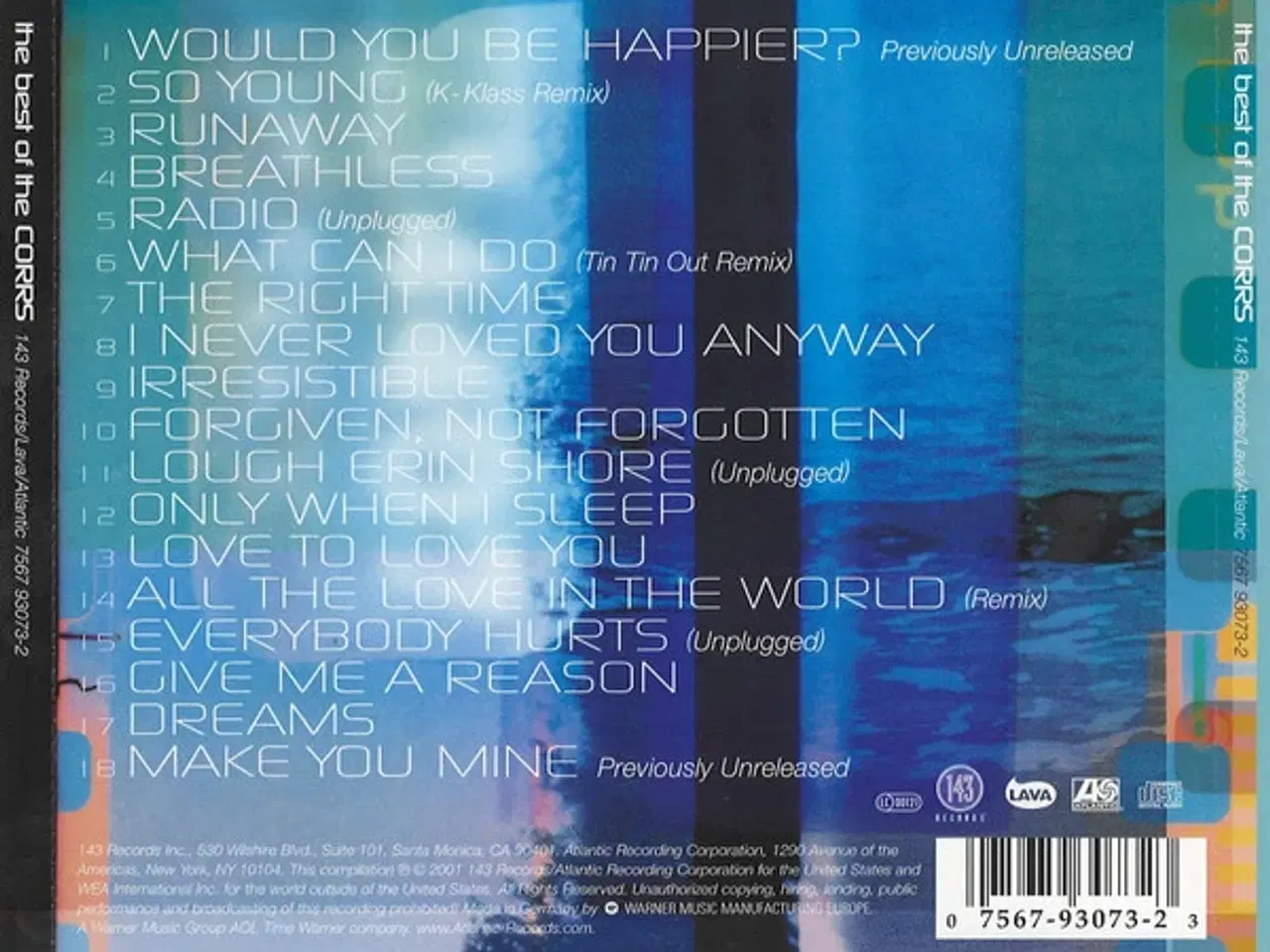 Billede 2 - The Corrs - Best Of - CD 2001