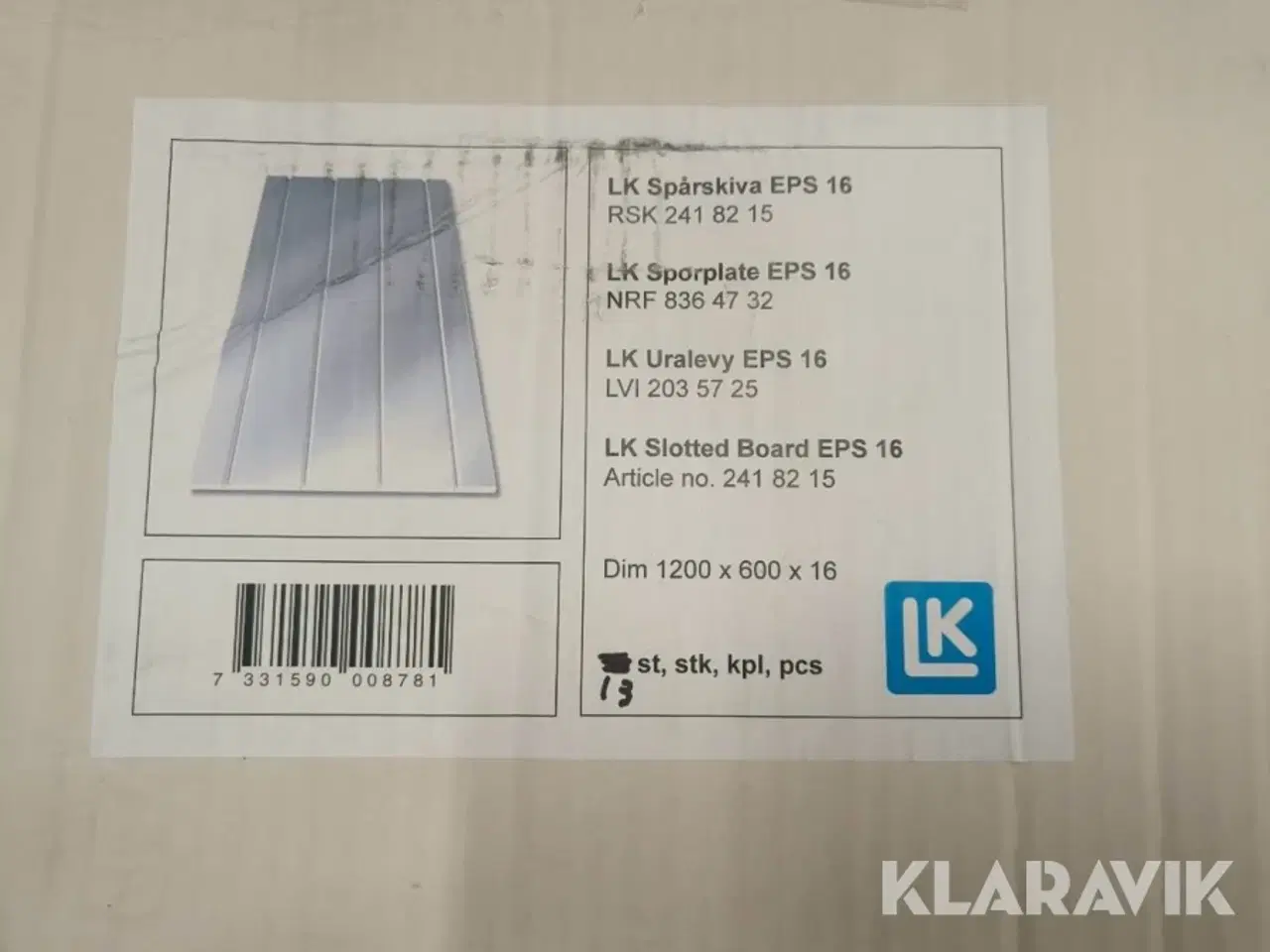 Billede 2 - Varmefordelingsplader LK 16 millimeter 13 styk