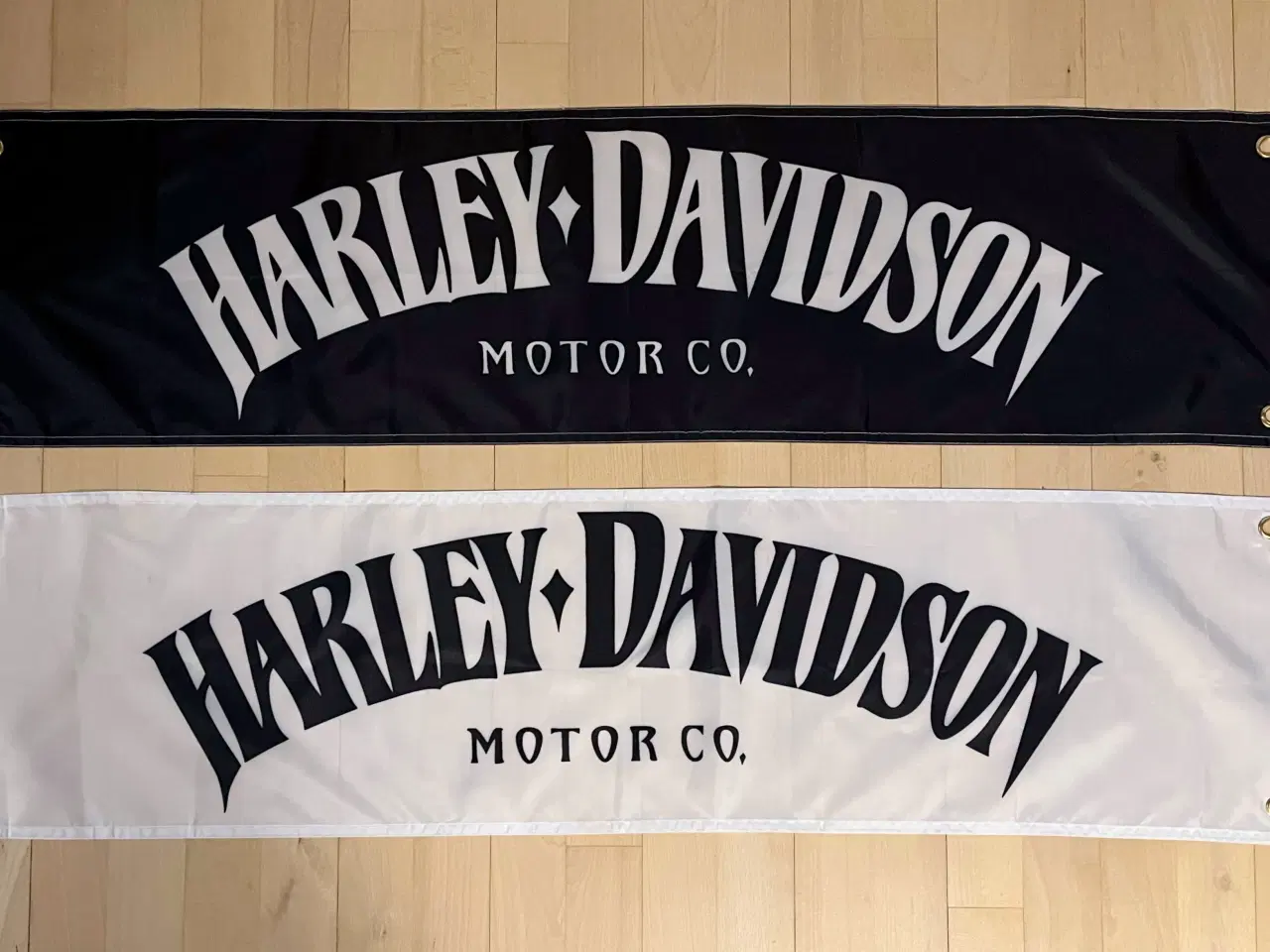 Billede 1 - Flag med Harley-Davidson motor co