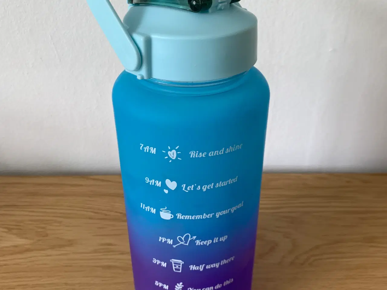 Billede 5 - Conzept motivations drikkeflaske blå/lilla 2L