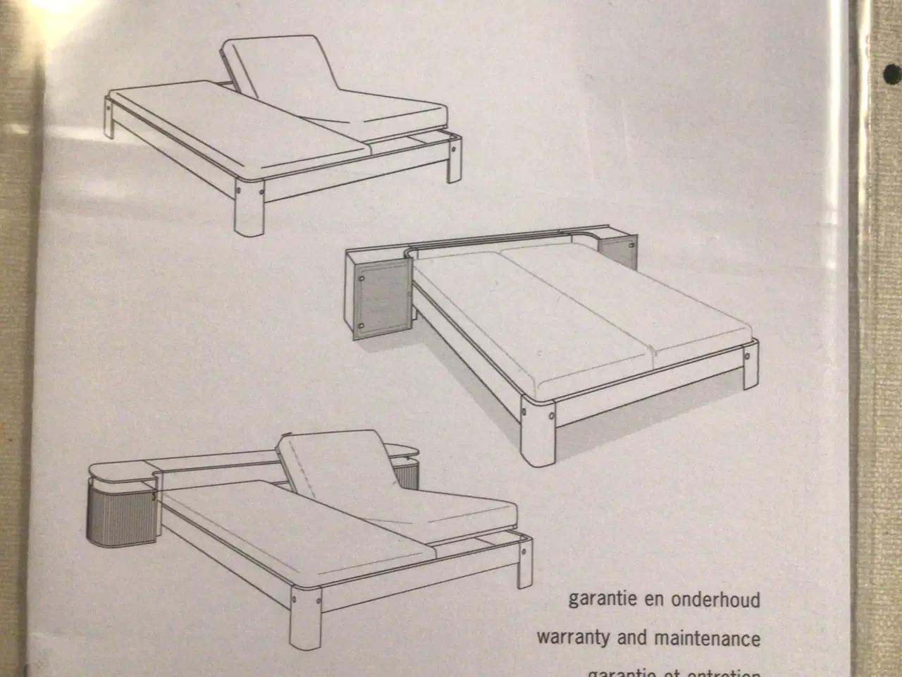 Billede 2 - Auping dobbeltseng med elevation