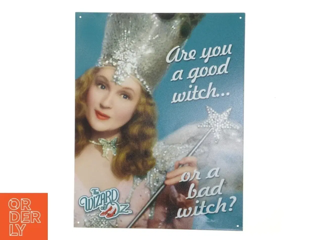 Billede 1 - Wizard of Oz retro metal skilt (str. 41x32 cm)
