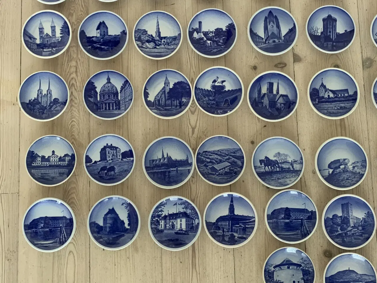 Billede 5 - Platter 92 stk. Flotte motiver i Danmark 