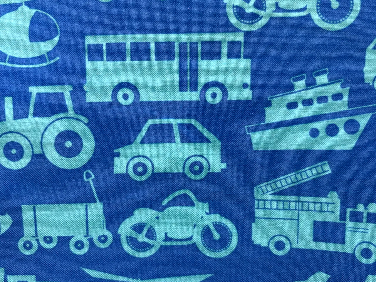 Billede 5 - Fast bomuld med børnemotiv 