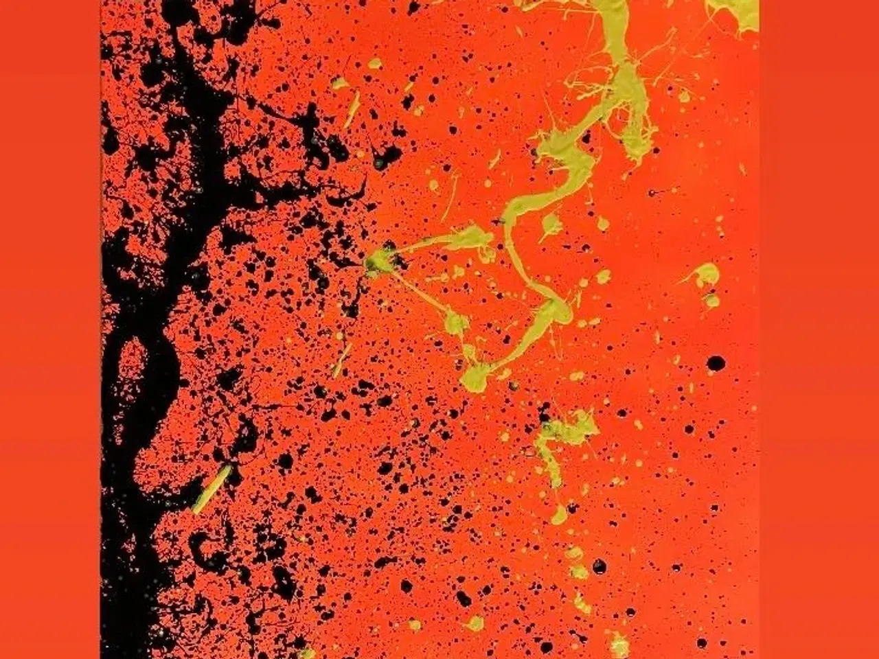 Billede 1 - Abstrakte Malerier. 