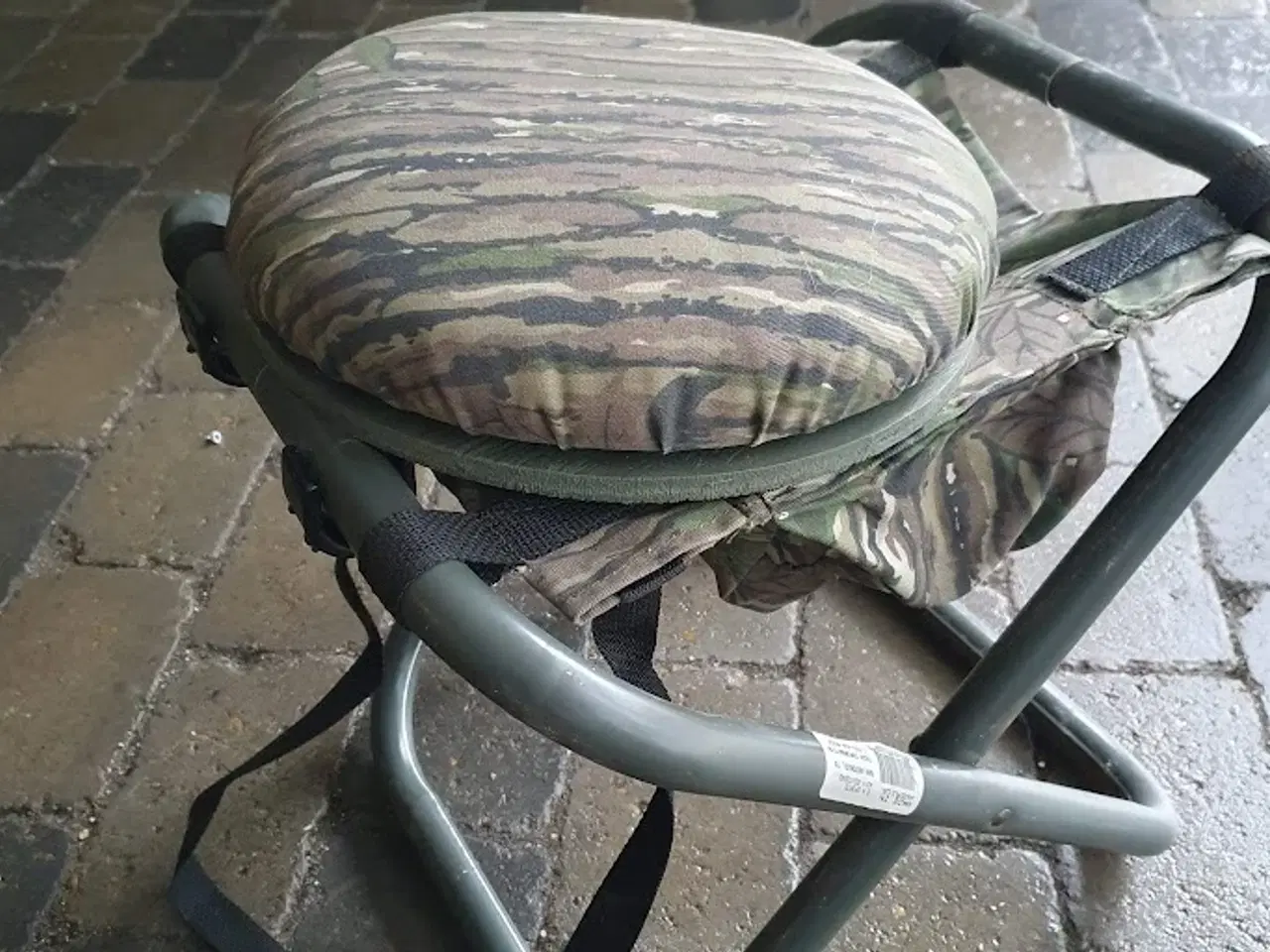 Billede 1 - Jagtstol - sammenklappelig med fast dreje sæde