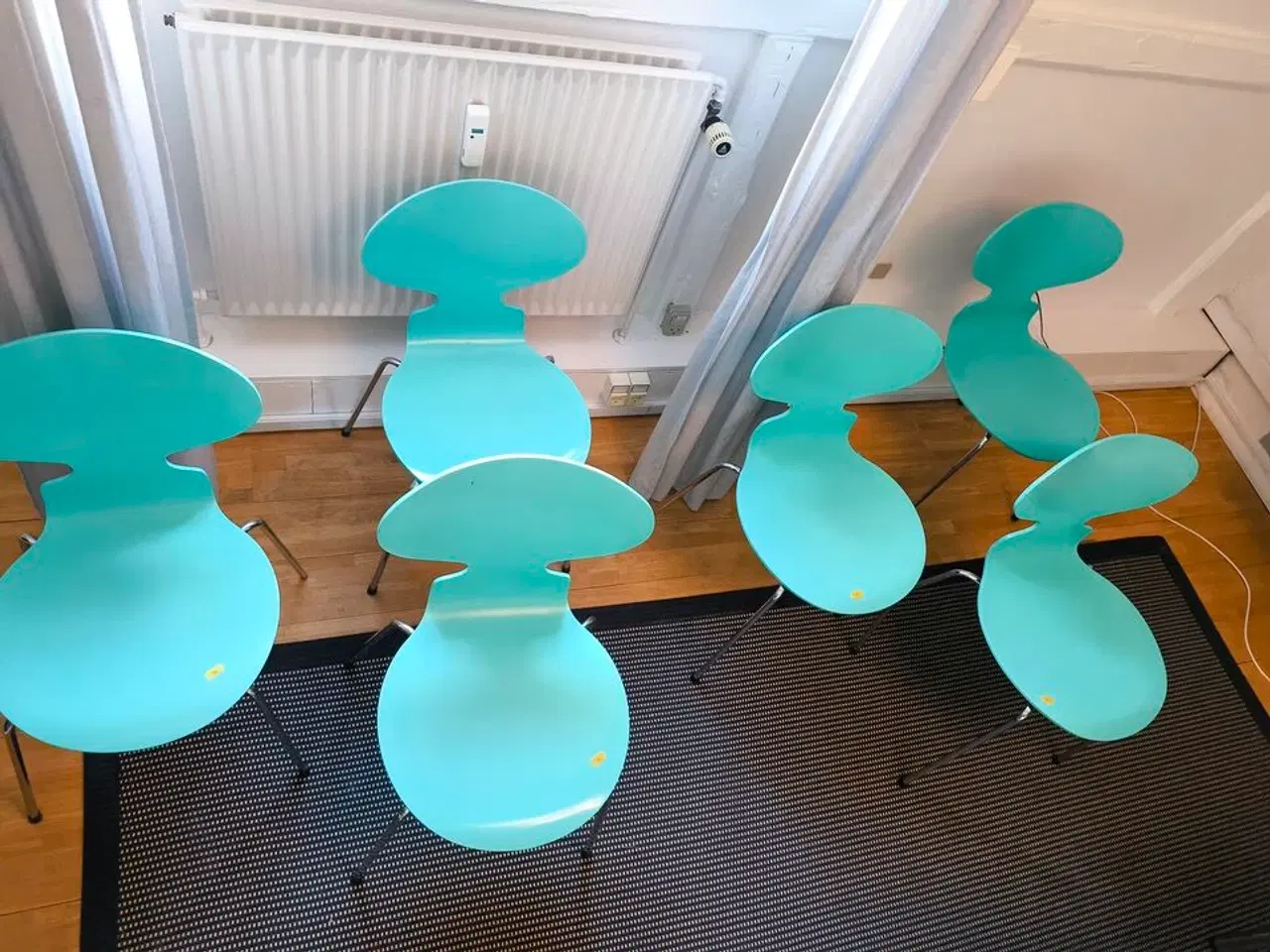 Billede 1 - 6 stk. spisebordsstole ARNE JACOBSEN Myren