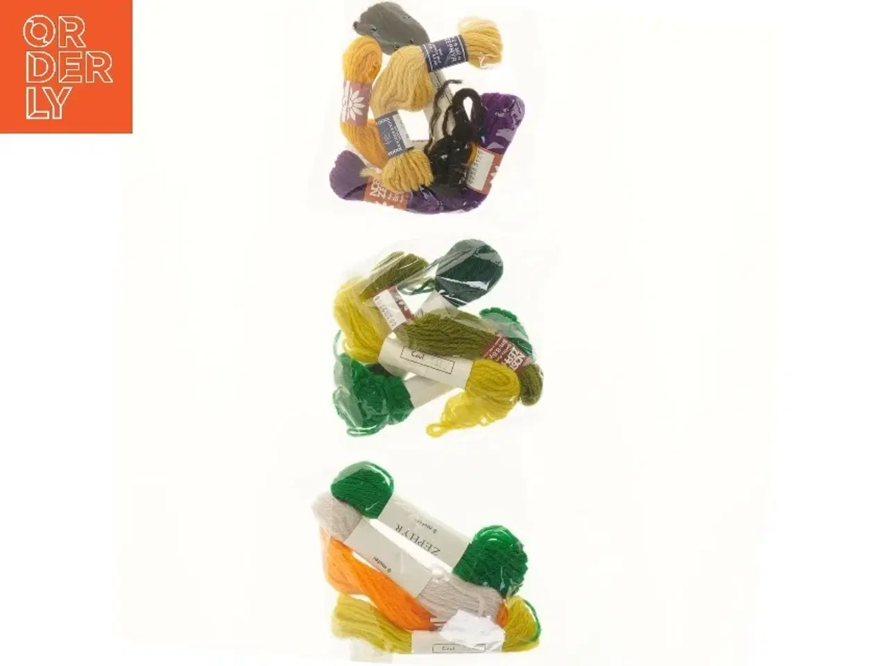 Billede 2 - Broderigarn i flere farver fra DMC (str. 12 styk cm)
