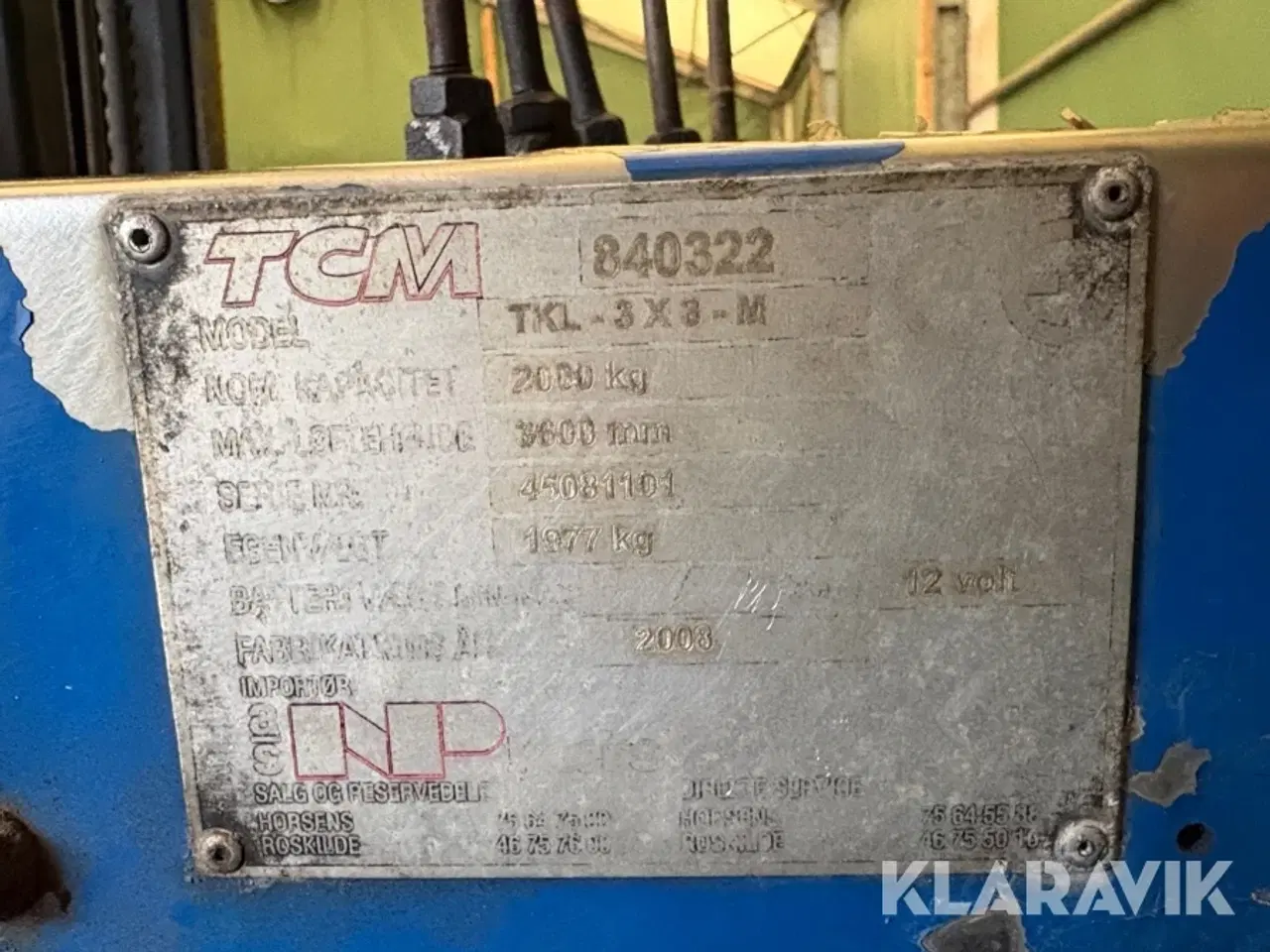 Billede 4 - Medbringertruck Terberg / TCM TKL 3x3 kinglifter