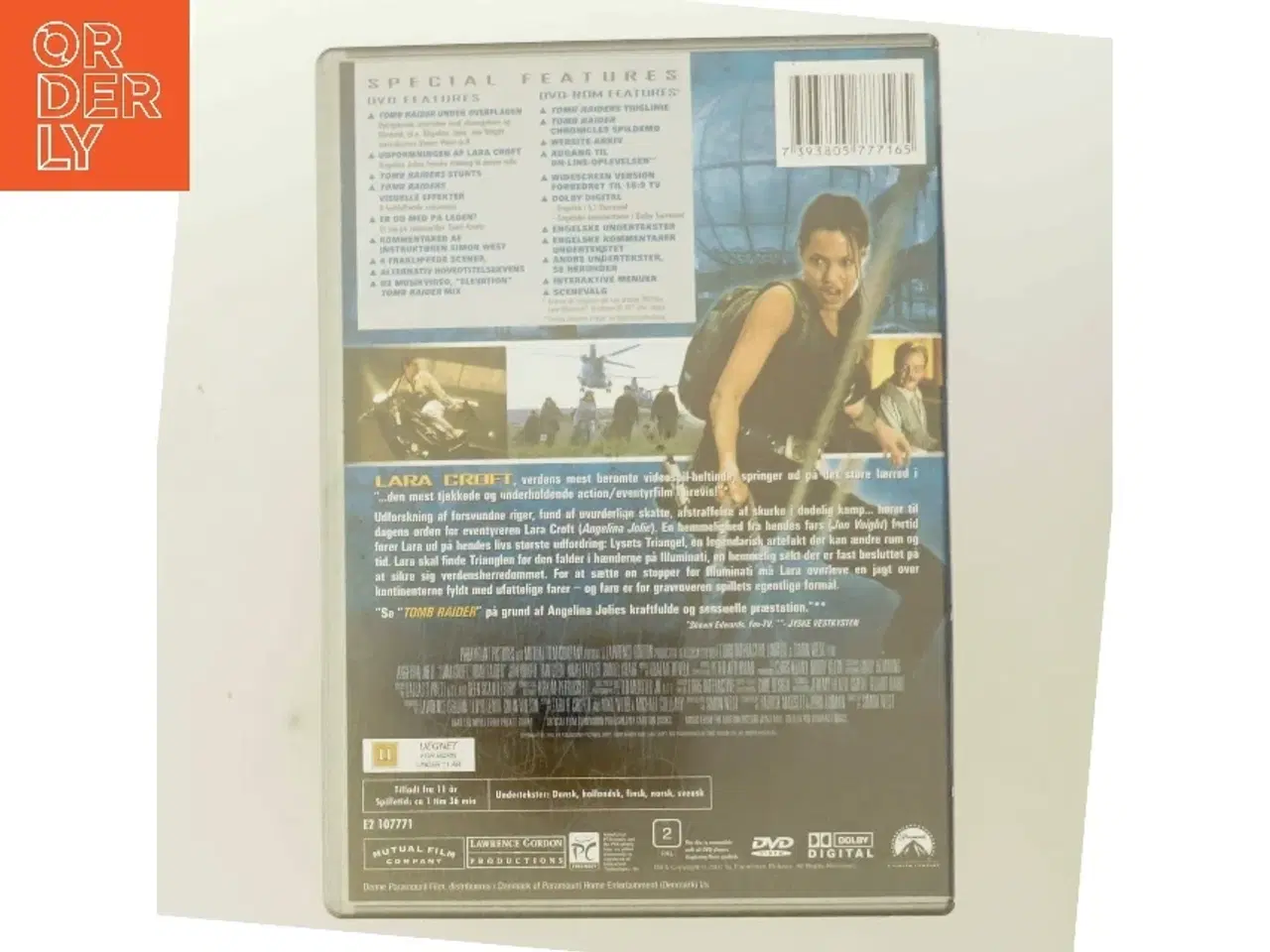 Billede 3 - Lara Croft:  Tomb Raider med Angelina Jolie (DVD)